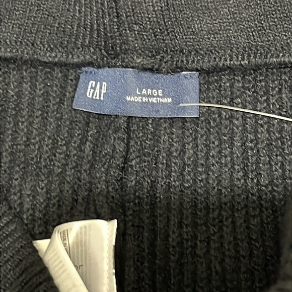 GAP CashSoft Shaker-Stitch Sweater Pants black size large - Picture 11 of 11